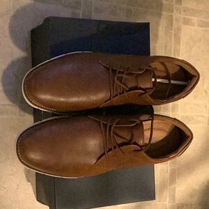 Men,s brown Warren lace up casual Oxford.